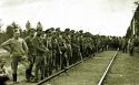 Вооруженные солдаты Пензенской группы Чехословацкого корпуса возле эшелона. Лето 1918. VHÚ